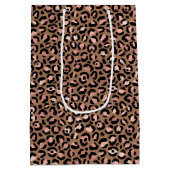 Sac Cadeau Moyen Léopard Brown rose (Dos)