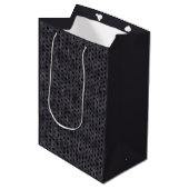 Sac Cadeau Moyen Léopard Gris (Devant Angle)