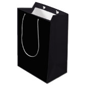 Sac Cadeau Moyen Léopard Gris (Dos Angle)