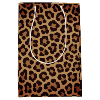 Sac Cadeau Moyen Leopard Print Pattern