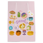 Sac Cadeau Moyen L'équipe brunch (Dos)