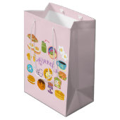 Sac Cadeau Moyen L'équipe brunch (Dos Angle)