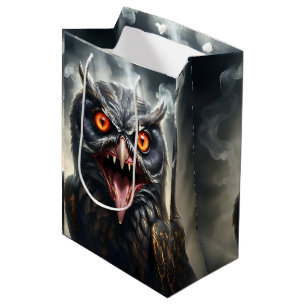 Sac Cadeau Moyen "Les ailes cauchemardesques : La Chouette des vamp