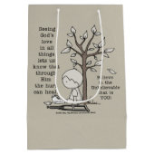 Sac Cadeau Moyen Les blessures peuvent guérir (Dos)