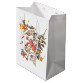 Sac Cadeau Moyen Les colibris et les fleurs à gorge rubis d'Audubon (Dos Angle)