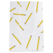 Sac Cadeau Moyen Les crayons de retour à l'école Fournitures de pre (Dos)