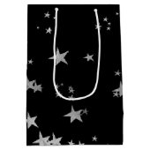 Sac Cadeau Moyen Les étoiles noires d'argent (Dos)