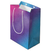 Sac Cadeau Moyen Les gens amusants Ballons d'anniversaire sur Rainb (Dos Angle)