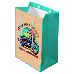 Sac Cadeau Moyen Les gens ne prennent pas de voyage : Vélo de style