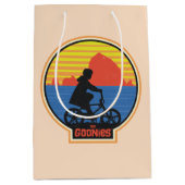 Sac Cadeau Moyen Les Goonies Retro Mikey équitation Vélo Graphique (Devant)