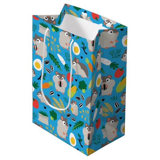 Sac Cadeau Moyen Les Hamsters et leurs cures (Devant Angle)