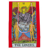 Sac Cadeau Moyen Les Lovers Tarot Card Tarots Lecture (Dos)
