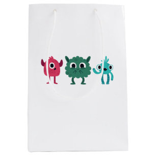 Sac Cadeau Moyen Les mignons monstres