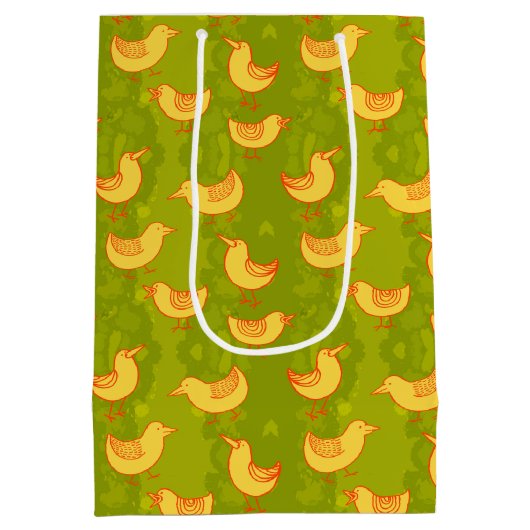 Sac Cadeau Moyen Les Petits Oiseaux (Dos)