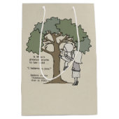 Sac Cadeau Moyen Les plus grandes paroles de Maman (Devant)