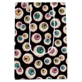 Sac Cadeau Moyen Les yeux d'Halloween (Dos)