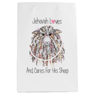 Sac Cadeau Moyen "L'Eternel aime son mouton" Sac-Cadeau Moyen