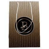 Sac Cadeau Moyen "Lettre B" Monogramme (Devant)