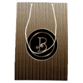 Sac Cadeau Moyen "Lettre B" Monogramme (Dos)