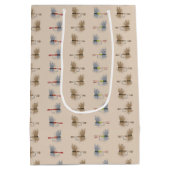 Sac Cadeau Moyen Leurres de pêche à la mouche  (Dos)