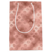 Sac Cadeau Moyen Lèvres rose Chic (Devant)