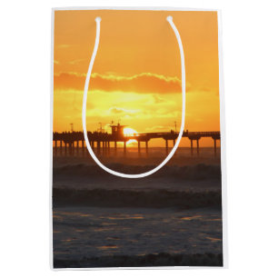 Sac Cadeau Moyen L'homologue californien au coucher du soleil