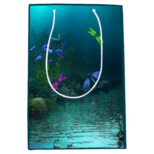 Sac Cadeau Moyen libellules (Devant)