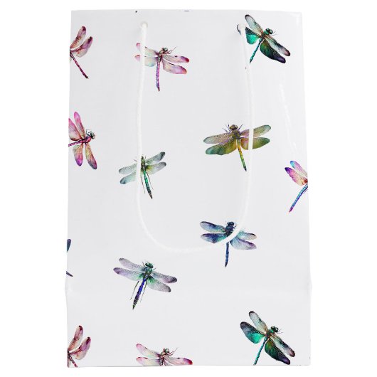 Sac Cadeau Moyen libellules (Dos)