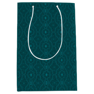 Sac Cadeau Moyen Ligne d'étirement Travail Variante Turquoise riche