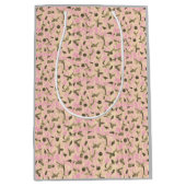 Sac Cadeau Moyen Lignes flottantes incorporées (Devant)