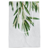 Sac Cadeau Moyen L'île méditerranéenne grecque Feuille d'olive (Dos)