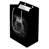 Sac Cadeau Moyen Lion avec monogramme de couronne (Dos Angle)