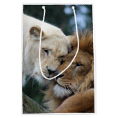 Sac Cadeau Moyen Lion et Lion (Devant)