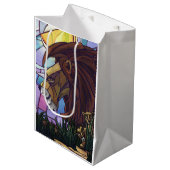 Sac Cadeau Moyen Lion et petits (Devant Angle)