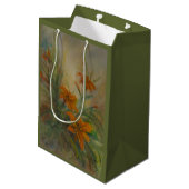 Sac Cadeau Moyen Lis tigrés (Dos Angle)