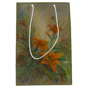 Sac Cadeau Moyen Lis tigrés