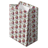 Sac Cadeau Moyen Liste des vilains (Dos Angle)