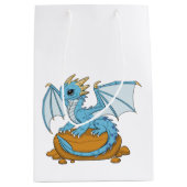 Sac Cadeau Moyen Little Blue Dragon (Devant)