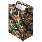 Sac Cadeau Moyen Little Cutie Clementine Dark Green | Thème Citrus (Devant Angle)