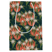 Sac Cadeau Moyen Little Cutie Clementine Dark Green | Thème Citrus (Devant)