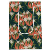 Sac Cadeau Moyen Little Cutie Clementine Dark Green | Thème Citrus (Dos)