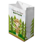 Sac Cadeau Moyen Little Explorer (Devant Angle)