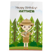 Sac Cadeau Moyen Little Explorer (Dos)