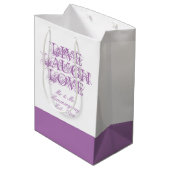 Sac Cadeau Moyen Live Laugh Love lavender mariages invités cadeau s (Dos Angle)