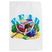 Sac Cadeau Moyen Livre Wagon (Devant)