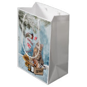 Sac Cadeau Moyen Livres gratuits pour Noël (Dos Angle)