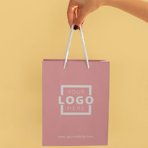 Sac Cadeau Moyen Logo de l'entreprise personnalisée Business Promot