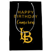 Sac Cadeau Moyen Logo de Long Beach State (Devant)