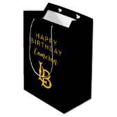Sac Cadeau Moyen Logo de Long Beach State (Dos Angle)