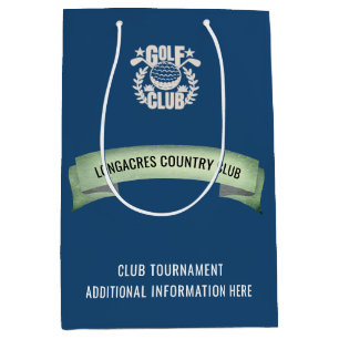 Sac Cadeau Moyen Logo pour le tournoi de golf en club / entreprise 